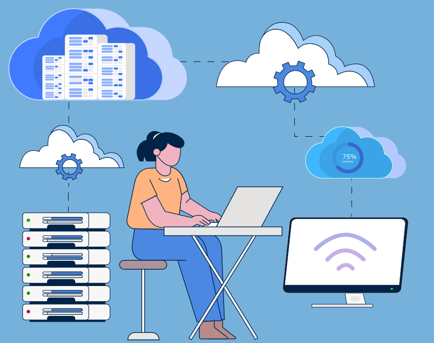 Illustration for Cloud Computing